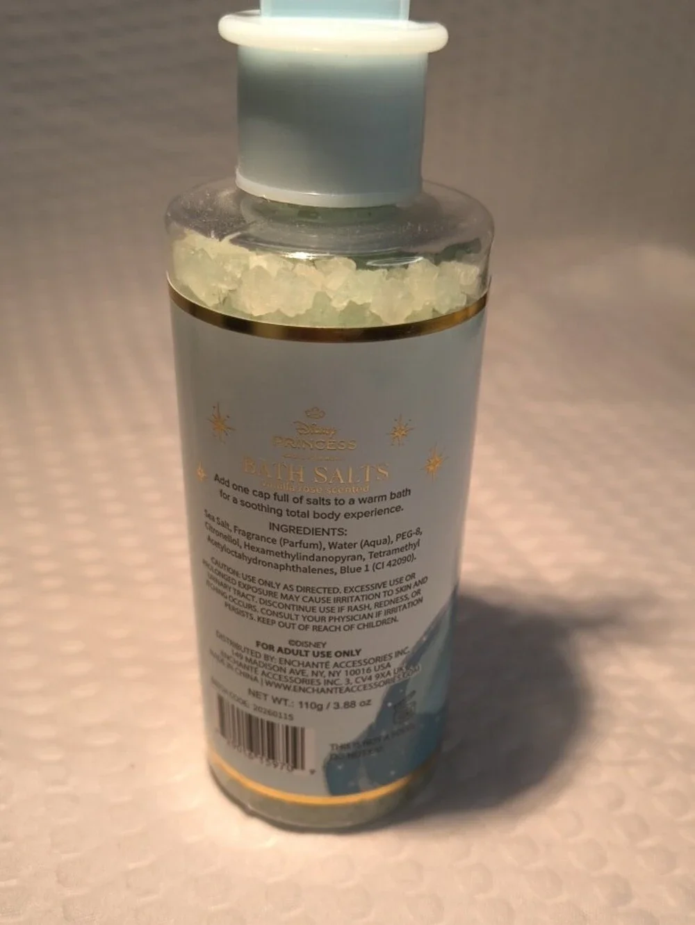 Disney Princess Cinderella Vanilla Rose Bath Salts -